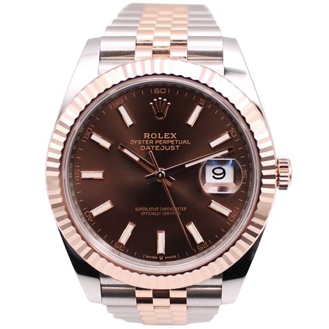 rolex datejust choclate